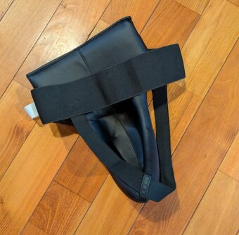 Dax suspenzor Velcro, čierny XL - 2