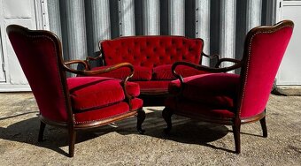 Starožitná neobaroková sedacia súprava - 2