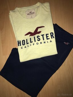 SÚPRAVA HOLLISTER: kraťasy + 2 x tričko veľ. M - 2