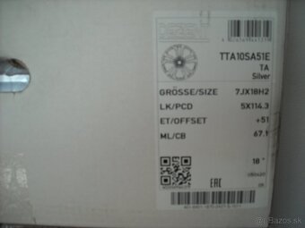 ALU DISKY Dezent TA R-18 5x114,3 - 2