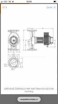 Čerpadlo IMP NMT MAX 65/120F340 - 2