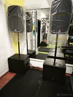 Reproduktory JBL EON 315 + basaky - cely set - 2
