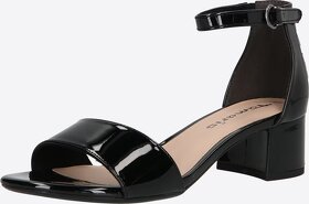 Nové dámske sandále č. 40, béžové a čierne - 2