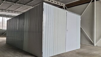 Plechová garáž, sklad, búda, 2x3m v II triede - 2