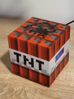 MINECRAFT hodiny TNT s budíkom - 2