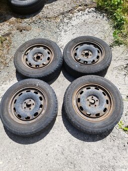 Predám zimné kolesa 5x100, R15 s pneu 195/65 15 2020 - 2