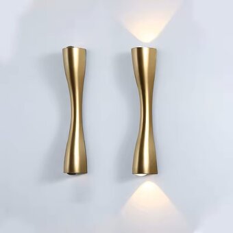 Minimalistická vonkajšia vodeodolná nástenná 16cm lampa IP66 - 2