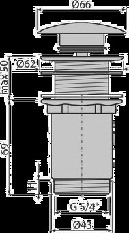 Click clack alcaplast A395 - 2