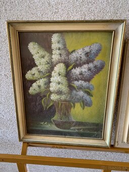 obrazy kvety 2 ks - 2