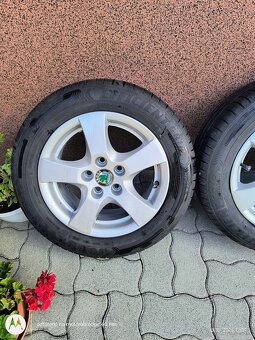 Elektróny 5x100 r14 + pneu 185/60 r14 - 2