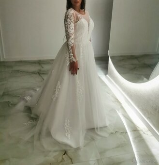 Svadobné šaty - nové nenosené - 2