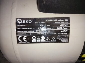 Predám kompresor Geko - 2