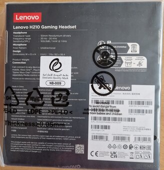 Herné slúchadlá Lenovo H210 - 2