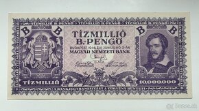 Bankovky Maďarsko Pengo platné na Č-S území Unc - 2
