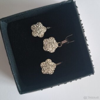 Swarovski biely set ORIGINAL , Ag 925 - 2