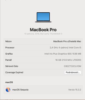 Macbook pro 13" 2019 16GB RAM , 512GB SSD , touchbar - 2