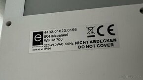 Infra panel INFRAe2 wifi M700 1200x500 mm - 2