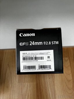 Objektiv Canon EFS 24mm f/2.8 STM - 2