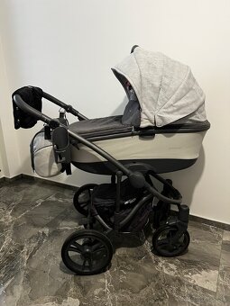 Kočík Bebetto bresso grey 22 + vajičko Bobostello Mars - 2