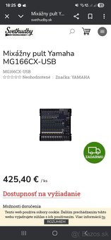 Mixažny pult Yamaha - 2