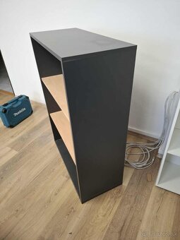 Kniznica, resp. policovy regal, rozmer 80 x 42 cm - 2