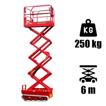 Samohybná elektrická nožnicová zdvíhacia plošina - 2