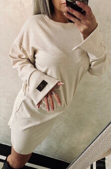 Damske pohodlne šatičky Ema cream - 2