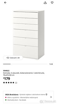 Predám ikea komodu - 2
