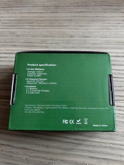 Nabíjačka Smatree a 2ks batérie pre Gopro hero max - 2