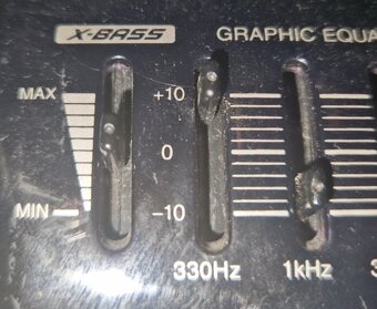 X-BASS prenosné rádio Sharp Stereo sieť 12v 230v Batéri - 2