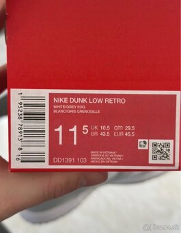 Nike dunk low retro grey fog - 2
