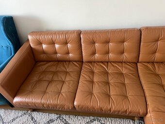 Na predaj kožená sedačka IKEA LANDSKRONA - ako nová - 2