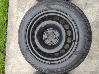 5x112 r16 plechové disky+pneumatiky - 2