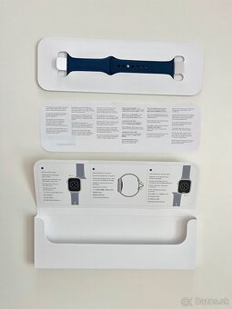 Apple Watch 45mm Storm Blue Sport Band - S/M - 2