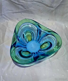 Veľká misa zo sommerso hutného skla - 2