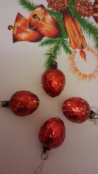 Retro vianoc e sklenene,ozdoby - 2