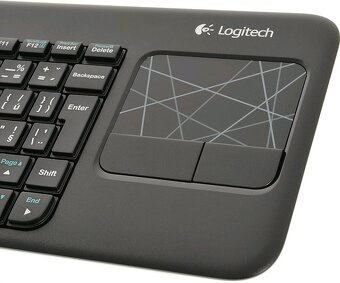 WiFI Klávesnica : Logitech Wireless Touch Keyboard K400 - 2