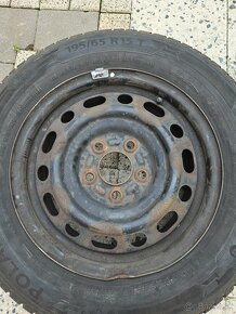 Plechové disky zo zimnými pneumatikami 5x114,3 r15 - 2
