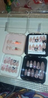 Nechty gélové -press on nails - 2