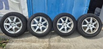 Hliníkové disky ENZO-5x112 16",VW,ŠKODA,Audi + zimné pneu - 2
