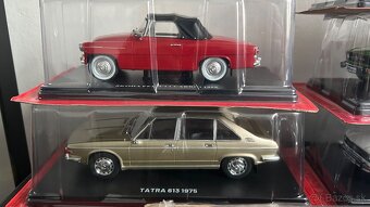 Modely osobné automobily Škoda, Tatra 1/24 - 2