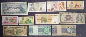 Bankovky z obehu svet 1 - 2