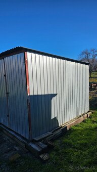 Plechová garaz 2x3m - 2