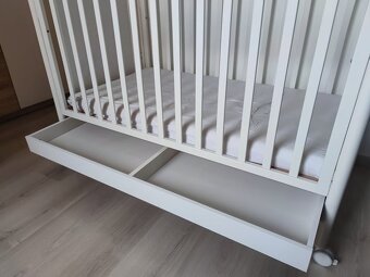 Pali detská postieľka + prebalovací pult SMART JOY + komoda - 2