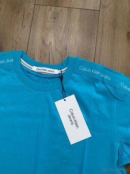 Panske tyrkysove tricko Calvin Klein - 2