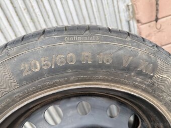 Letne pneumatiky 205/60 R16 na diskoch 5x108 Ford - 2