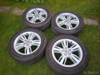 17" ALU 5x112 orig. Audi + letné 235/55 r17 - 2