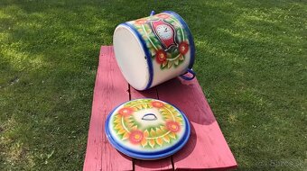 Veľké smaltované hrniec... - 2