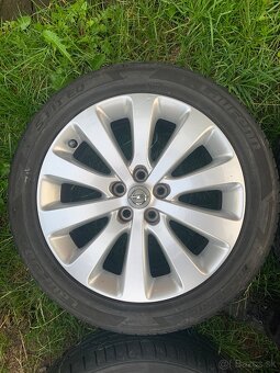 Letné pneumatiky 215/50 ZR17 + disky - 2