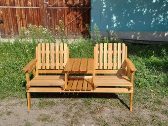 Drevená lavička - 2